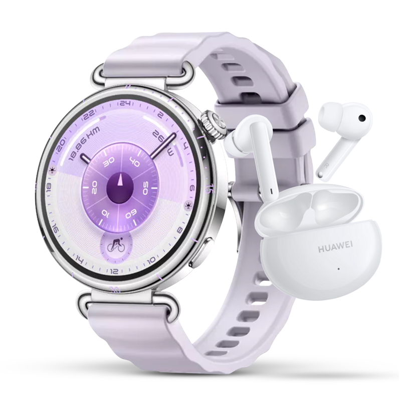 Huawei Watch GT6 41mm Purple + FreeBuds 5i Ceramic White GRATIS